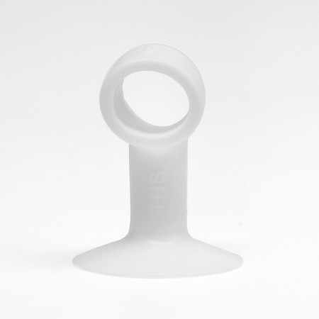 Lockland door limiter on the handle, d = 15 mm, h = 50 mm, white color-6