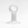Lockland door limiter on the handle, d = 15 mm, h = 50 mm, white color