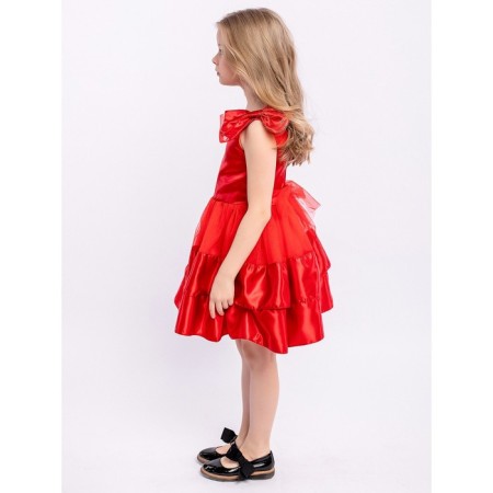 Dress "Sofia", height 134 cm, red color-1