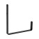 Holder wall, universal, 200x210x80x20, black color