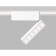 LED track track for the Magnetic Ultra Slim Ambrella Track System GV1468, 6W, LED, white color, white