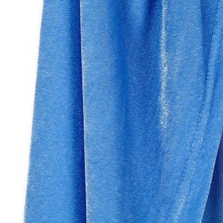 Carnival cloak for children, Blue plush, length 95 cm-1