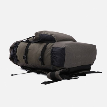 Tourist backpack, 50 l, lightning department, 3 outer pockets, Huntsman, Khaki Color-4