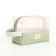 Lightning cosmetic bag, green color