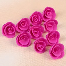 A set of colors for decor from foamiran, d = 2 cm, 10 pcs, raspberry