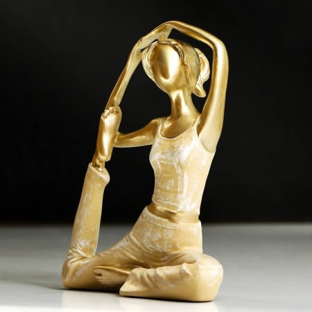 Figure Polystone "Yogin" 12.5*4*14 cm-8