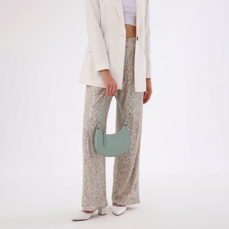 Women's bag with lightning, mint color-8