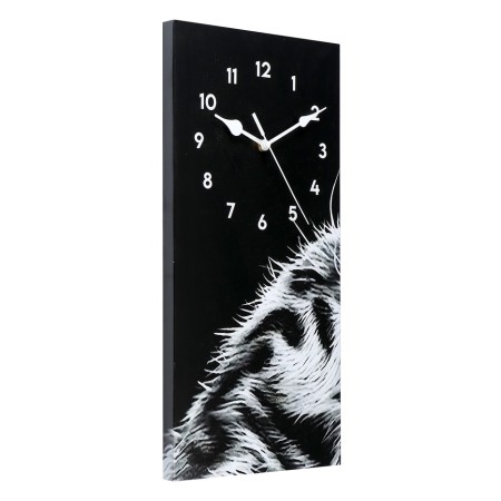 Carty clock is wall-mounted, modular "white tiger", silent, 80 x 140 cm-6