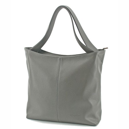 Female bag (B2216-05110) Artificial leather, gray, 1x210x35 cm
