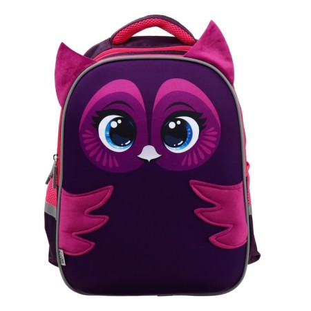 Backpack backpack Calligrata, 39x30x14 cm, "owl", for girls-8