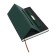 Leduced Diary A5, 96l, Lin, Holder for phone/tablet/handles, green