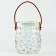ORION Flowers Vase of Transparent Glass 15 × 13 × 8.5 cm