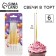 Candles for the cake "On your special day", gold, 6 pcs.