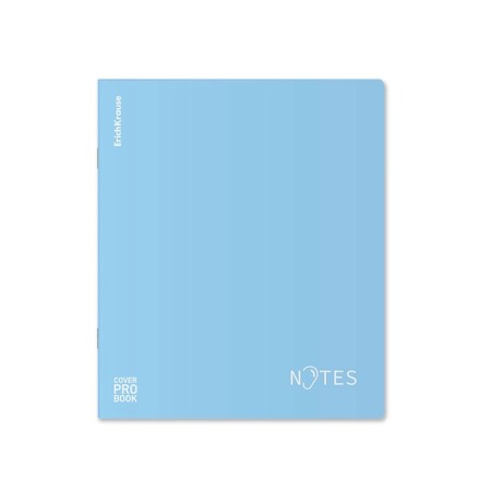 Notebook of 48 sheets in the Erichkrause CoverProbook Symbol cage, with a plastic cover, blue,-5