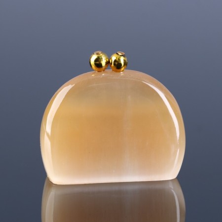 Souvenir "Wallet of Longevity", 4 x4.5 cm Selenite-2
