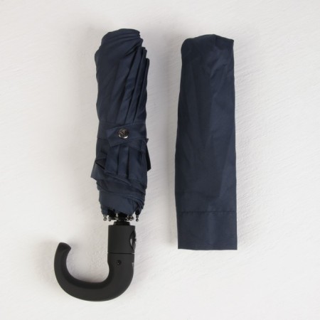 Automatic "plain" umbrella, 3 additions, 8 spokes, r = 51 cm, blue color-4