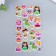 Plastic sticker voluminous "visiting the fairy tale" MIX 10x20 cm
