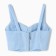 Women's tweed corset, mist, p. M, blue
