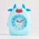 Clock - alarm clock "Blue Gobby" children's, discrete move, D -8 cm, 12 x 18 cm, aa