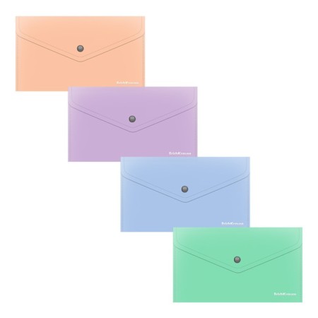 The convert folder on the C6, 180 μm button, Erichkrause "Matt Pastel Bloom", opaque, embossing "sand", mix