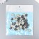 Decor for creativity plastic "Stars" silver set 50 pcs 1.4x1.4 cm