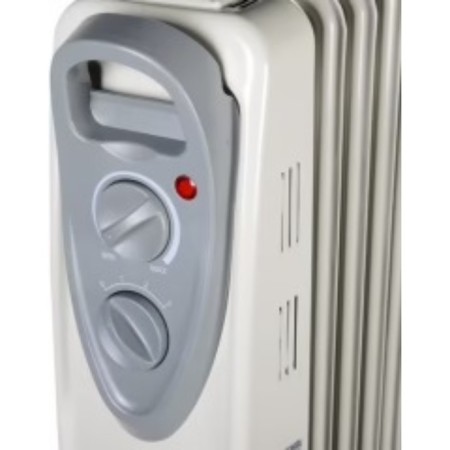 Resanta heater OM-5N, Oil, 1000 watts, 5 sections, 10 m², white-2