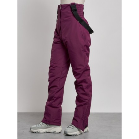 Semicunners of women's winter, size 44, dark purple color-6