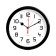 Clock - desktop an alarm clock, discrete move, dial d -15 cm, 15.5 x 4.5 cm, aa