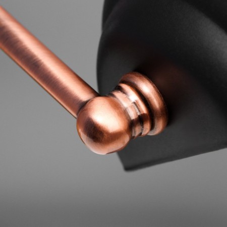 Banker table lamp E27 40W Black Copper 20x26x36cm-5