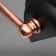 Banker table lamp E27 40W Black Copper 20x26x36cm