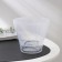 Kashpo for flowers with an insert "Athena", 1 l, the color is transparent