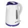 Electric kettle Gelberk GL-463, plastic, 1.7 l, 2200 watts, white-violet