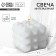 Figure candle "Geometry", white