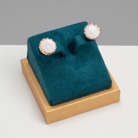 Earrings stand 5.5 × 5.5 × 4, sea color in gold-1