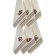 A set of wuffed napkins Diva Afrodita Ceylin "Bread", size 50x70 cm, 6 pcs