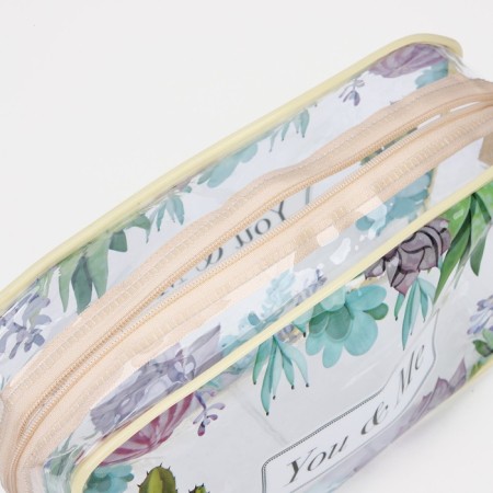 Cosmetic bag with lightning, yellow/multi -colored color-2