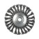 Metal brush for Ushm scrap, twisted wire, "plate", M14, 125 mm