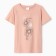Women's T -shirt "Flowers", pink color, size 46