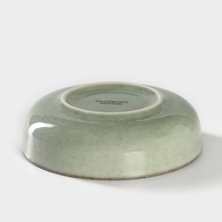 Pearl salad, 500 ml, d = 15 cm, mint color, porcelain-2