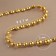 Beads on threads, flat, 6 mm, 9 ± 1 m, gold color