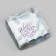 Cookie box, confectionery packaging, "Christmas toys", 9 x 9 x 3 cm, new year