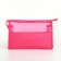 Lightning cosmetic bag, raspberry color