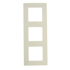 Рамка Legrand Etika 672513, трехместная, слоновая кость