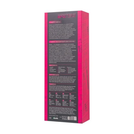Eroteq Mashr vibro massager, silicone, 23.5 cm, pink-9