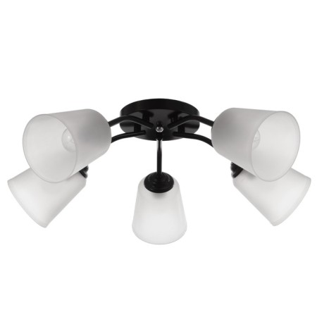Causte "Online" (cylinder) 5x15W E27 Model: BR 00238 Black/Transparent