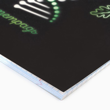 Subject notebook A5, 48 liters on the clip “Neon. Biology »Soft touch lamp, 3D varnish-1