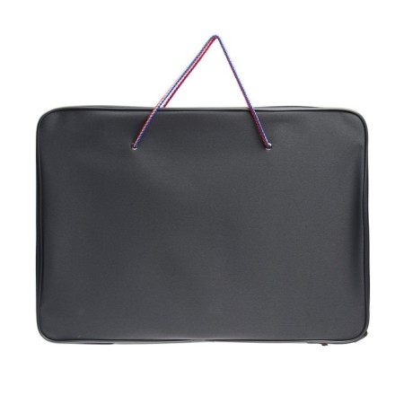 Folder for drawings and drawings A3, 470 x 340 x 20 mm with handles, textile, inner pocket "Creativity" gray 1Sh32-1
