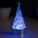 Nightlight "Christmas tree" LED 1W RGB 3xlr44 chrome 4x4x11cm