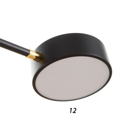 Causteen with PDU 2301/6BK LED 120W 3000-6000K Black 75x75x8 cm Bayerlux-7