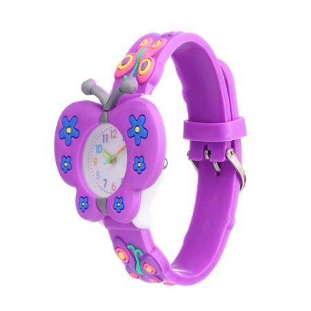Watch of Berrier "Butterfly", silicone strap L-21 cm-1